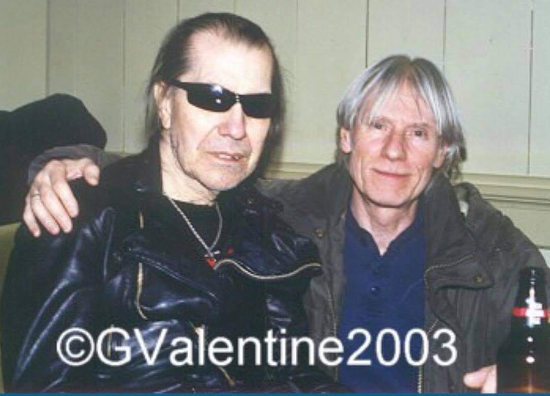 Link Wray and Hilton Valentine of The Animals in 2003.