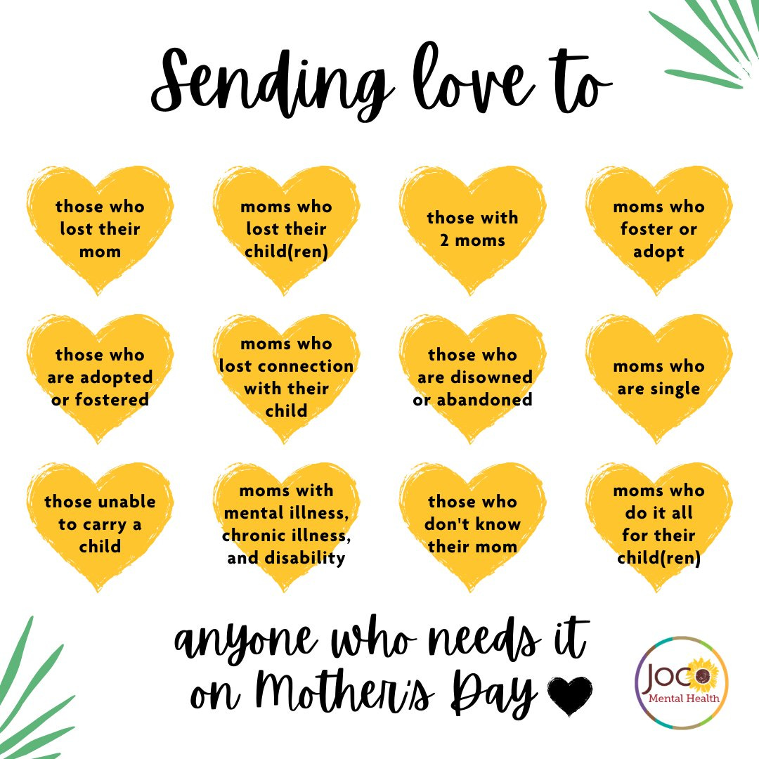 Johnson County Mental Health Center on Twitter: "If Mother's Day is tough  for you, you are definitely not alone. If you need help or resources, call  us 24/7: 913-268-0156. Read more about #