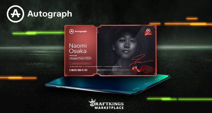 Naomi Osaka NFTs Drop on DraftKings Marketplace Today - Tennis Connected