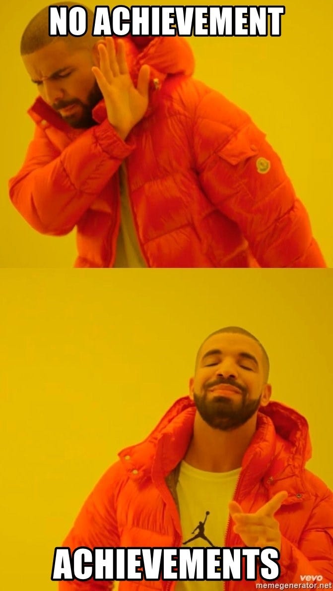 no Achievement Achievements - Drake No and Yes | Meme Generator