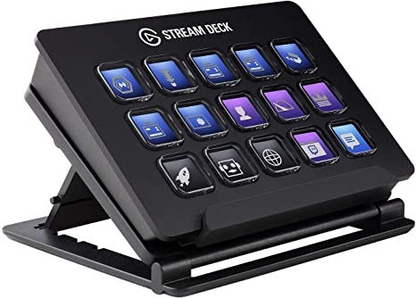 Amazon.com: Elgato Stream Deck - Live Content Creation Controller with 15  Customizable LCD Keys, Adjustable Stand, for Windows 10 and macOS 10.13 or  Late: Computers & Accessories