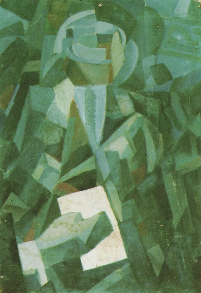 Salvador Dali on Twitter: &quot;Cubist Composition - Portrait of a Seated Person  Holding a Letter, 1923 #cubism #spanishart https://t.co/NiE7uC6j59&quot; /  Twitter