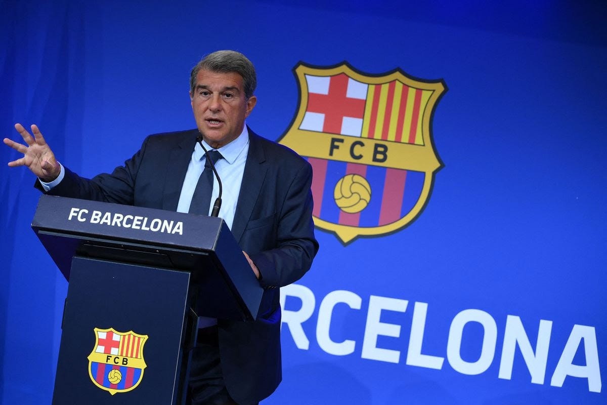 Joan Laporta talks Barcelona's 'very worrying' €1.35bn debt - Barca  Blaugranes