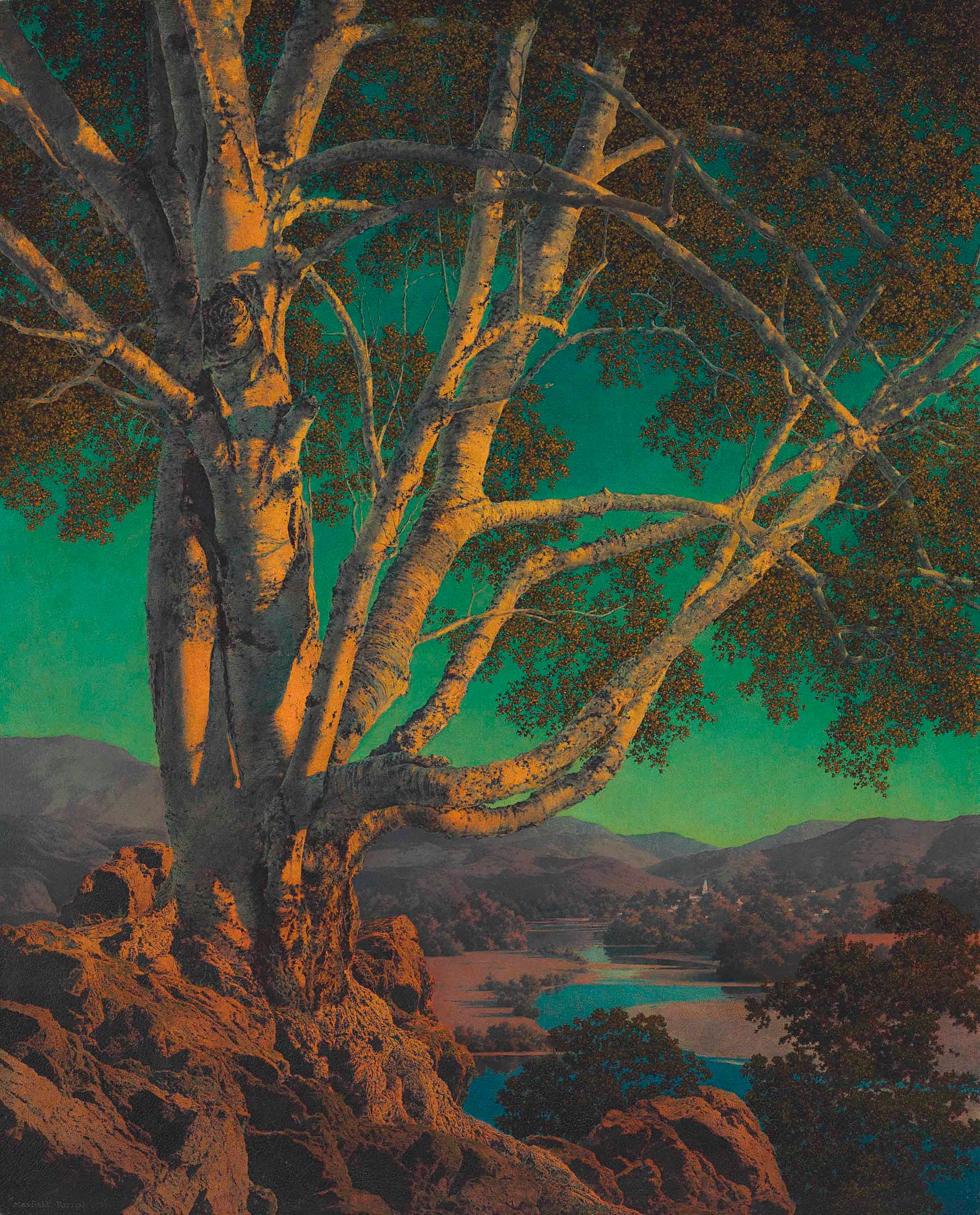 Make-believe Landscapes by Maxfield Parrish (697PA) — Atlas of Places