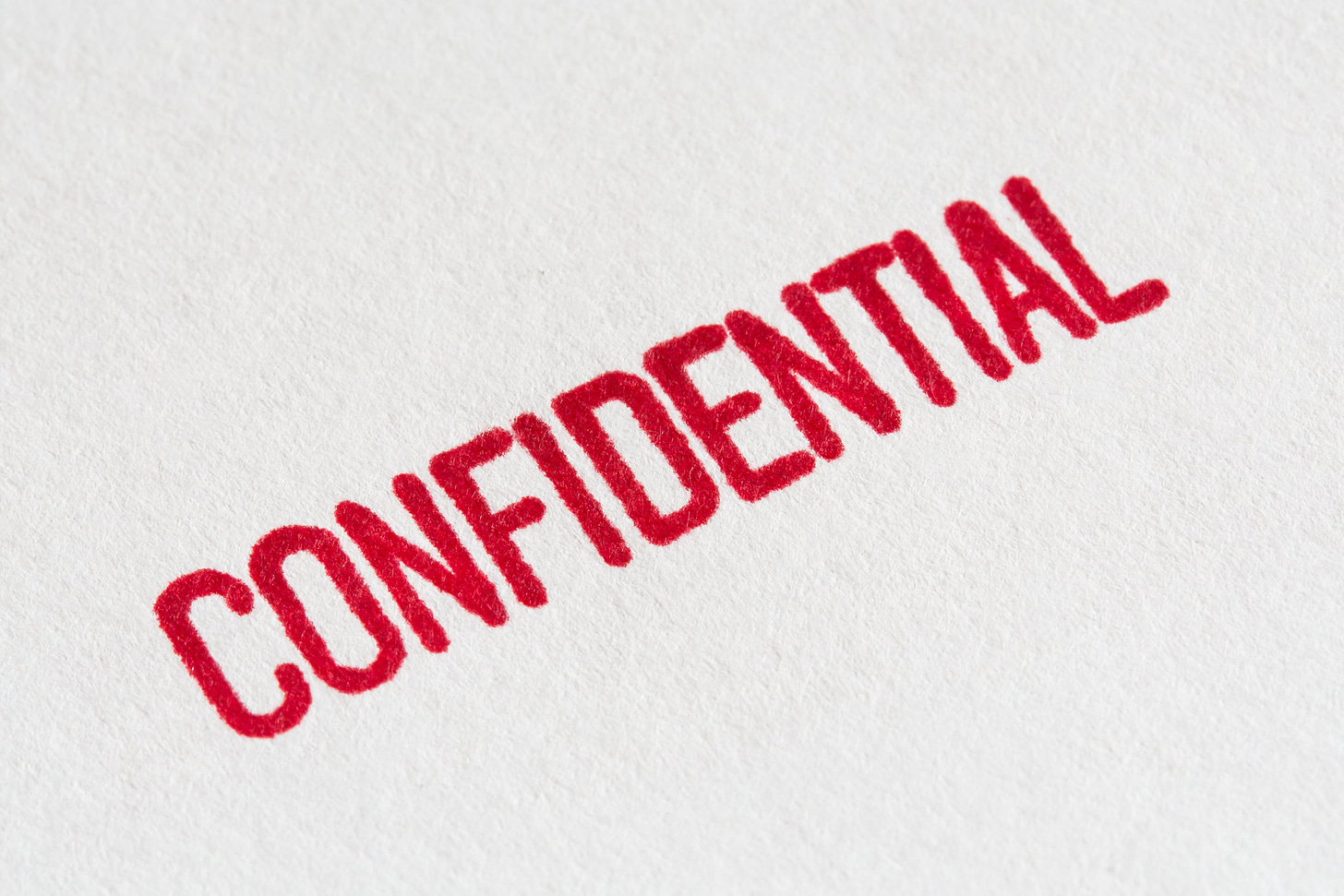 'Confidential' stamp