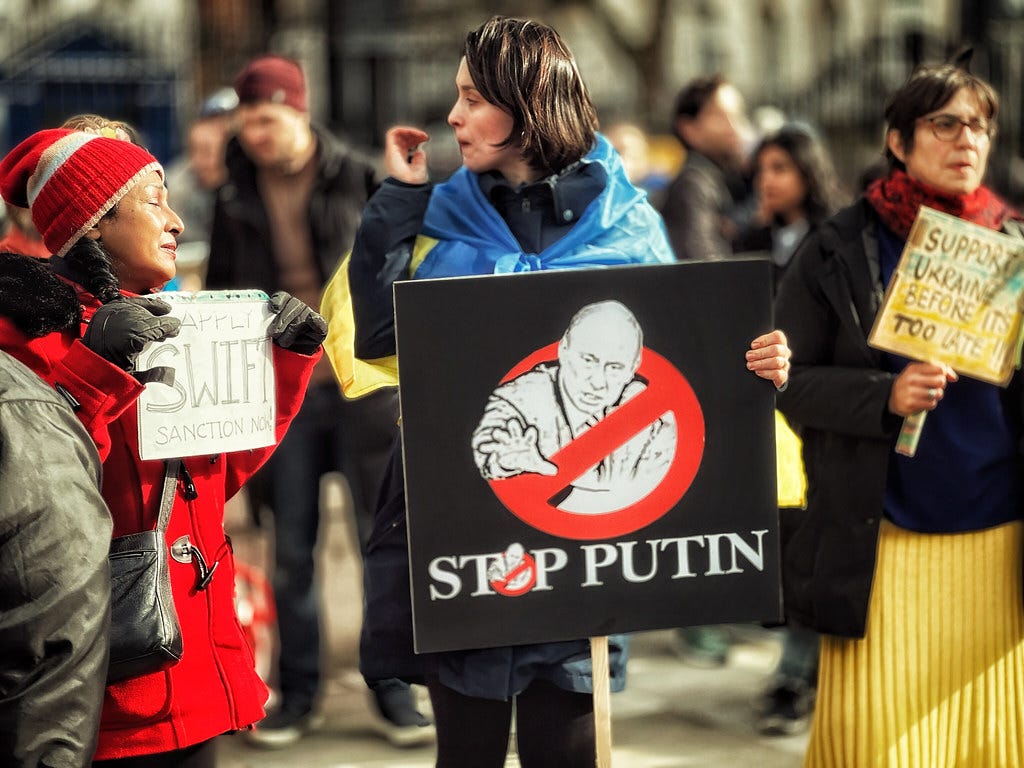 No to war in Ukraine - 002 | Photos taken at the London prot… | Flickr