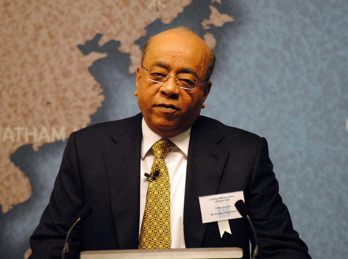 File:Dr Mo Ibrahim, Founder and Chair, Mo Ibrahim Foundation  (12341919165).jpg - Wikimedia Commons