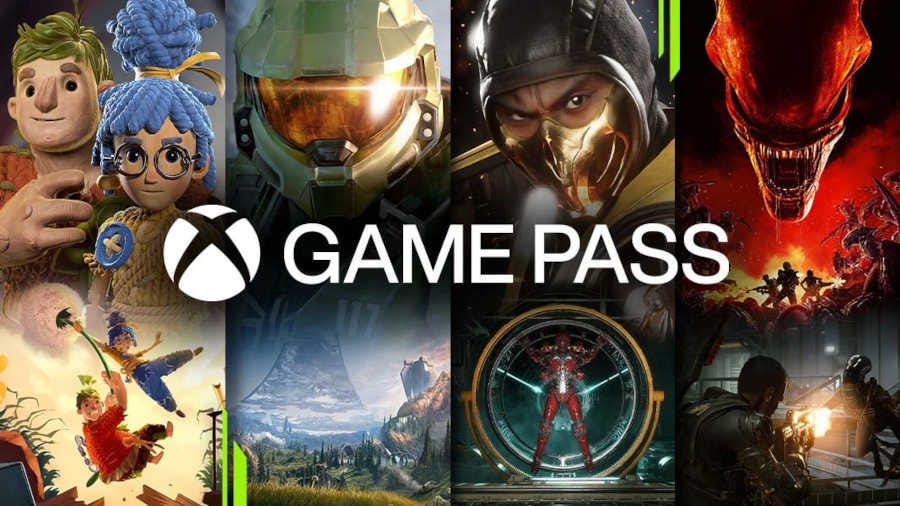 A row of characters and games on Xbox Game Pass