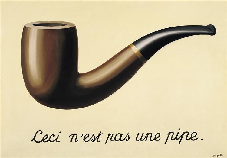 The treachery of images (This is not a pipe), 1928 - 1929 - Rene ...