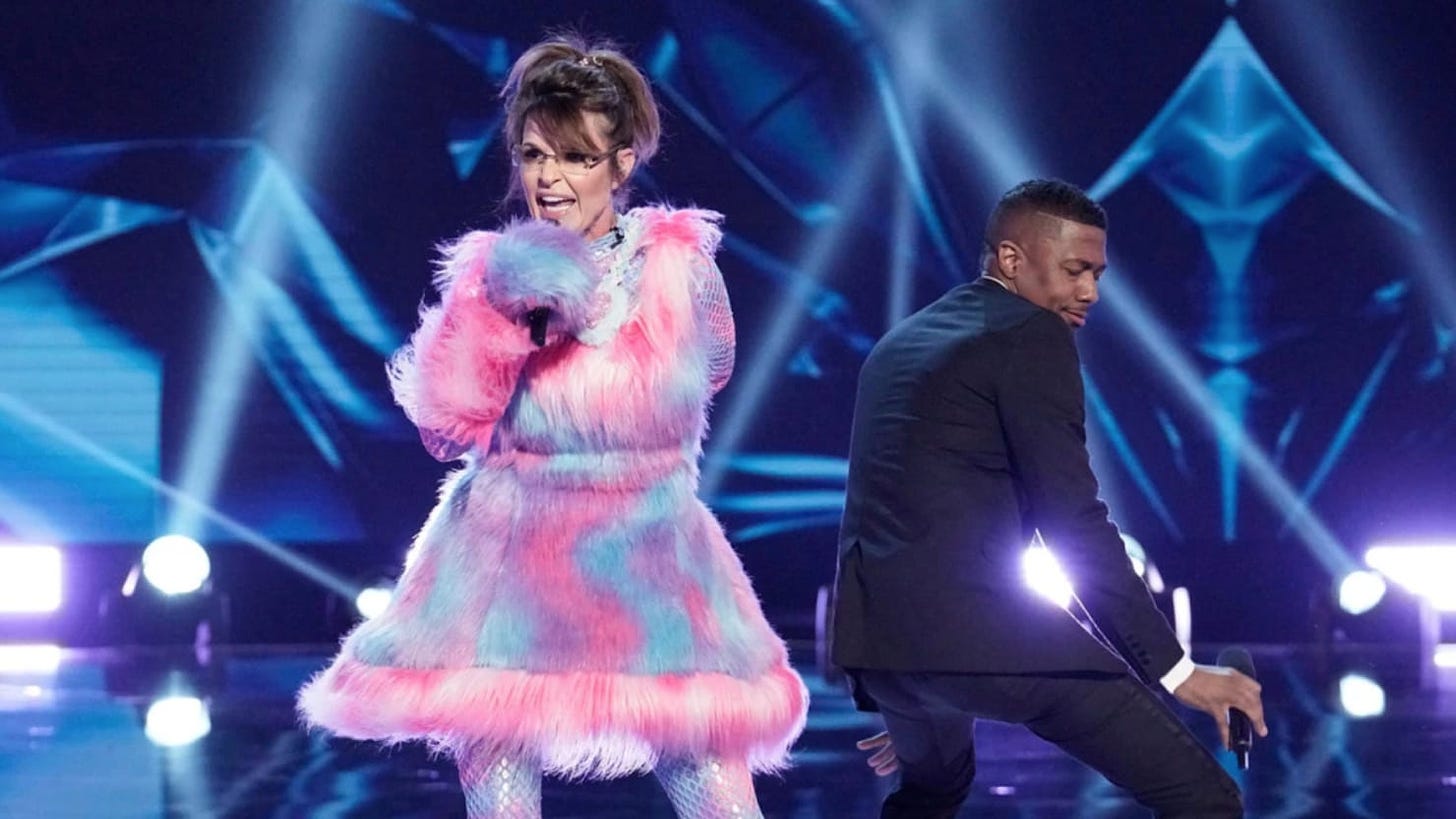 Sarah Palin Marks End Times With 'Masked Singer' Performance of 'Baby Got  Back'