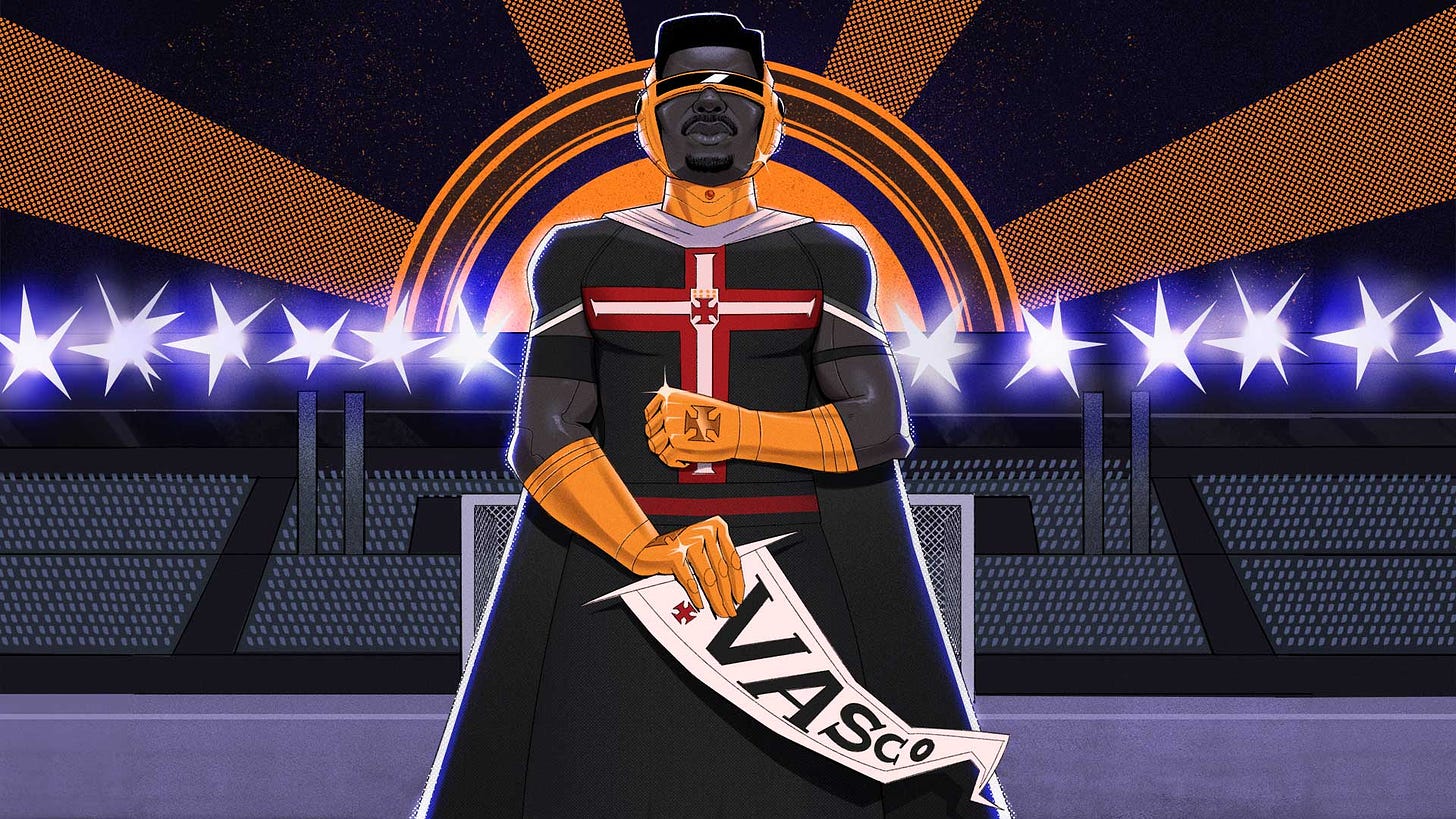 Vasco estreia no universo das NFTs relembrando luta antirracista do clube. (Fonte: Club de Regatas Vasco da Gama/Reprodução)