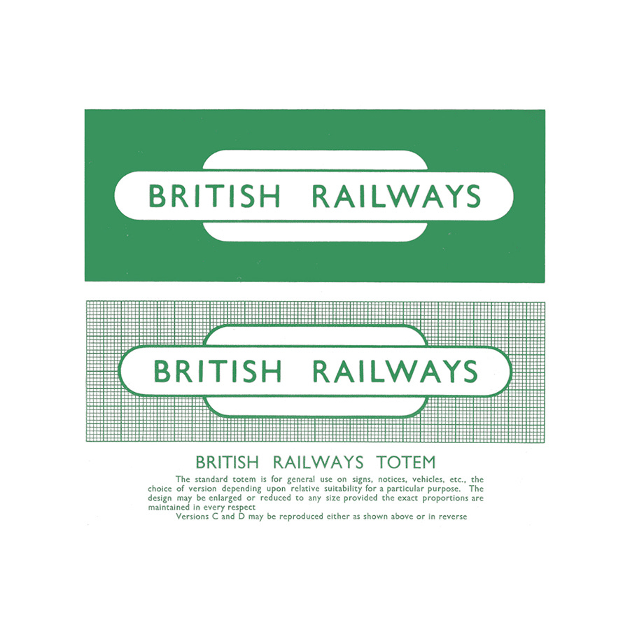 British Railways hotdog logo