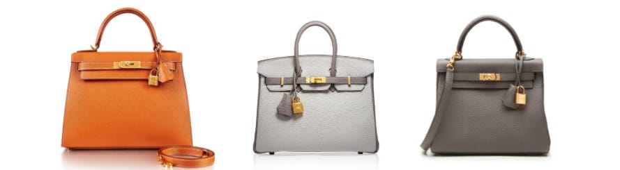 Hermes 25cm Violine Ostrich Birkin Bag with Palladium Hardware