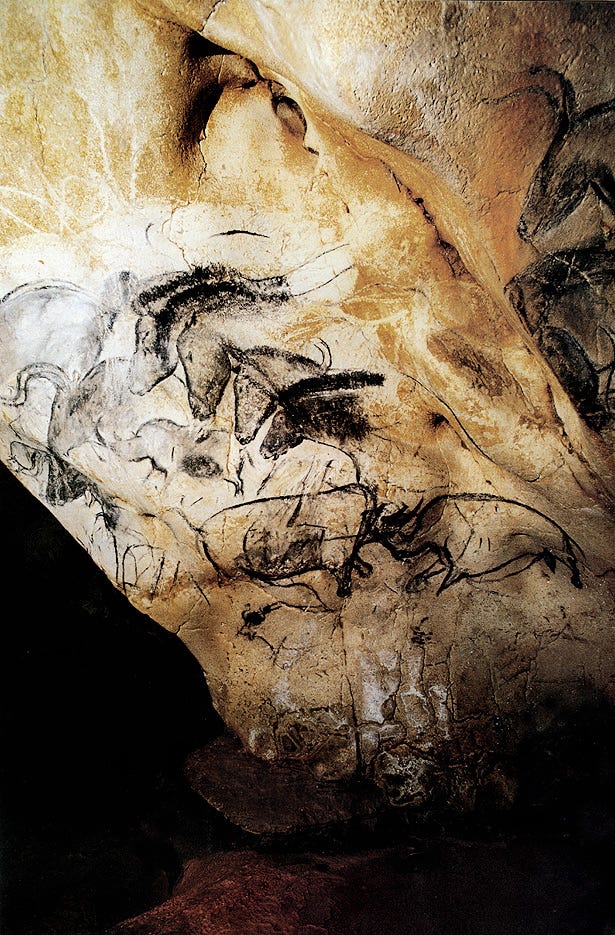 Chauvet Caves, Horses Heads, 32,000 BC