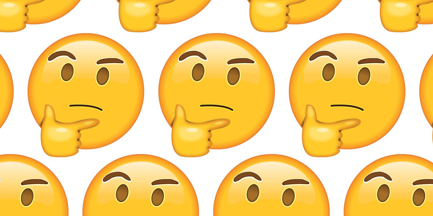 Image result for thinking emoji