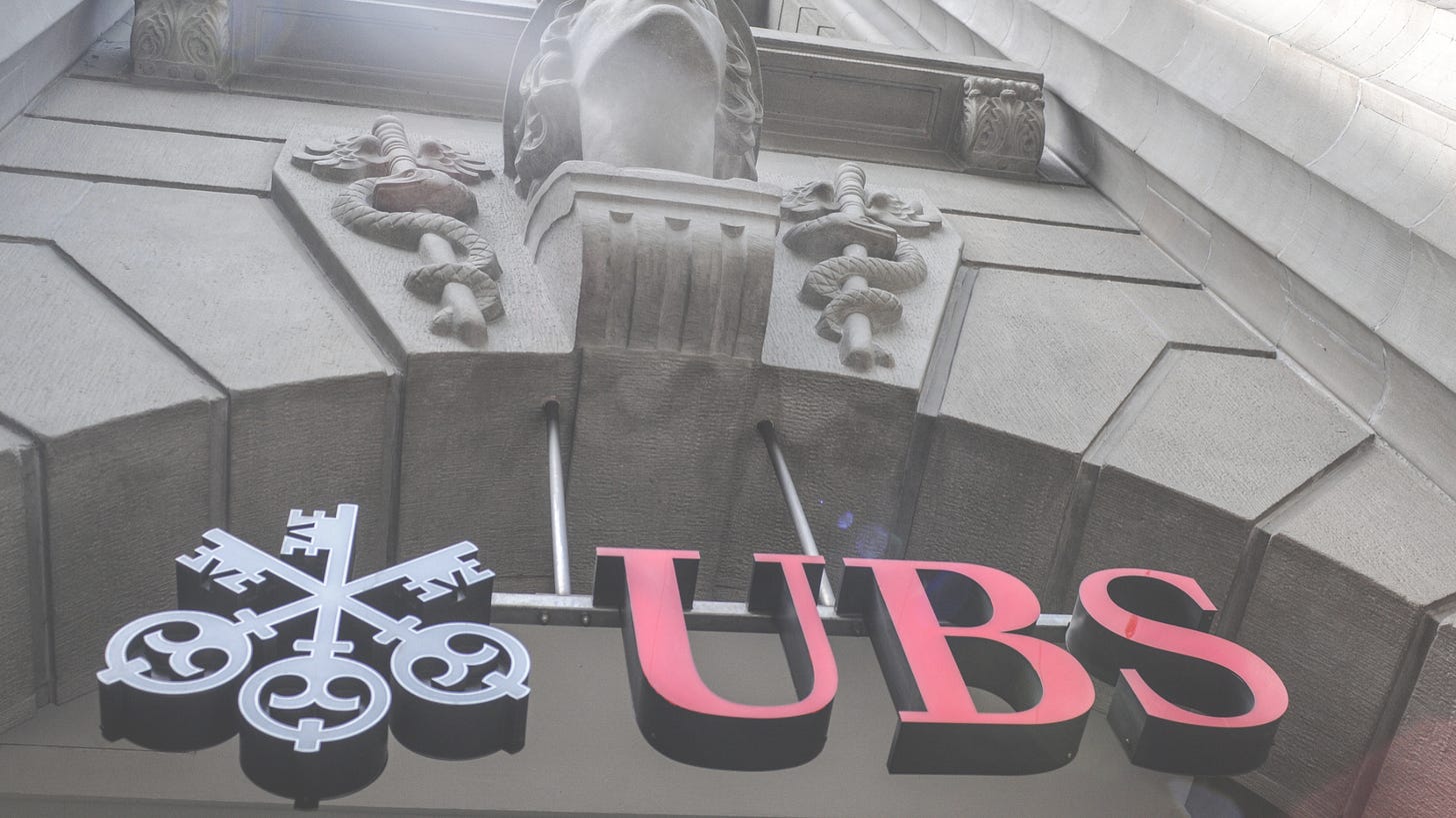 an entrance image of the UBS building