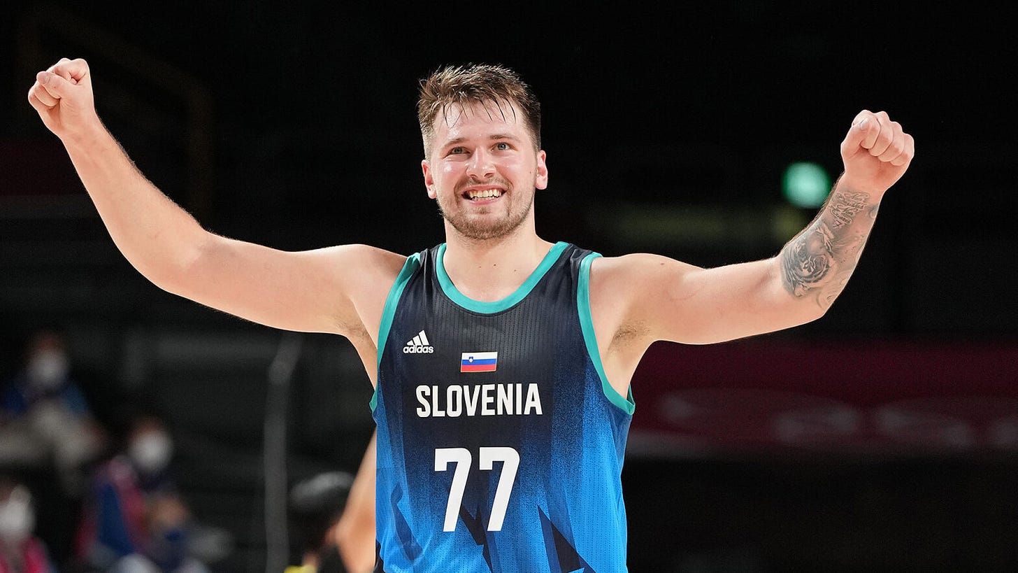 Luka Doncic scores 48 in Olympics debut; Slovenia beats Argentina | NBA.com