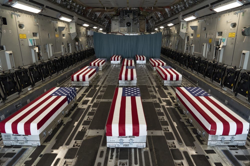 Fallen service members return to U.S. Fallen service members return to U.S.