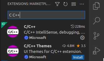 Search_C/C++_Extension_Screenshot
