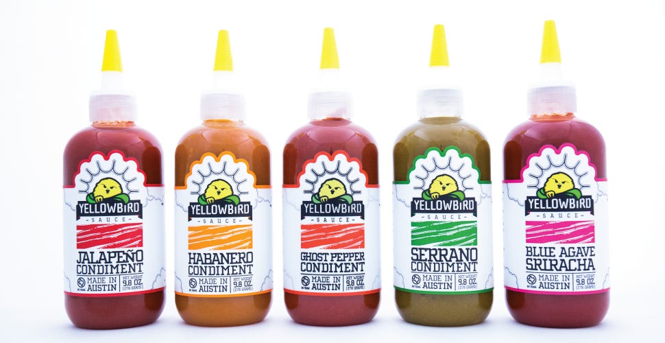 Amazon.com : Yellowbird Serrano Hot Sauce (9.8 Oz, 3-Pack) : Grocery &  Gourmet Food