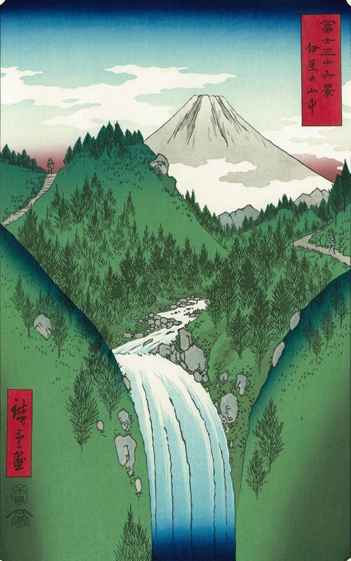 In the Mountains of Izu Province | Adachi Woodcut Prints UKIYOE Online Store