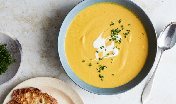 Spicy Peanut and Pumpkin Soup