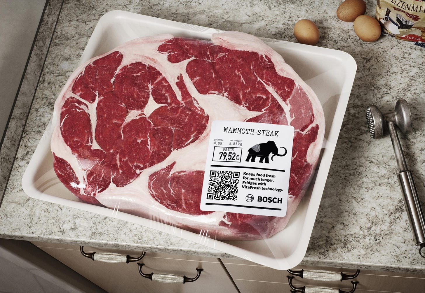 Adeevee | Only selected creativity - Bosch International Refrigerators: Dinosaur Leg, Mammoth Steak, Sabertooth File Adeevee | Only selected creativity - Bosch International Refrigerators: Dinosaur Leg, Mammoth Steak, Sabertooth File