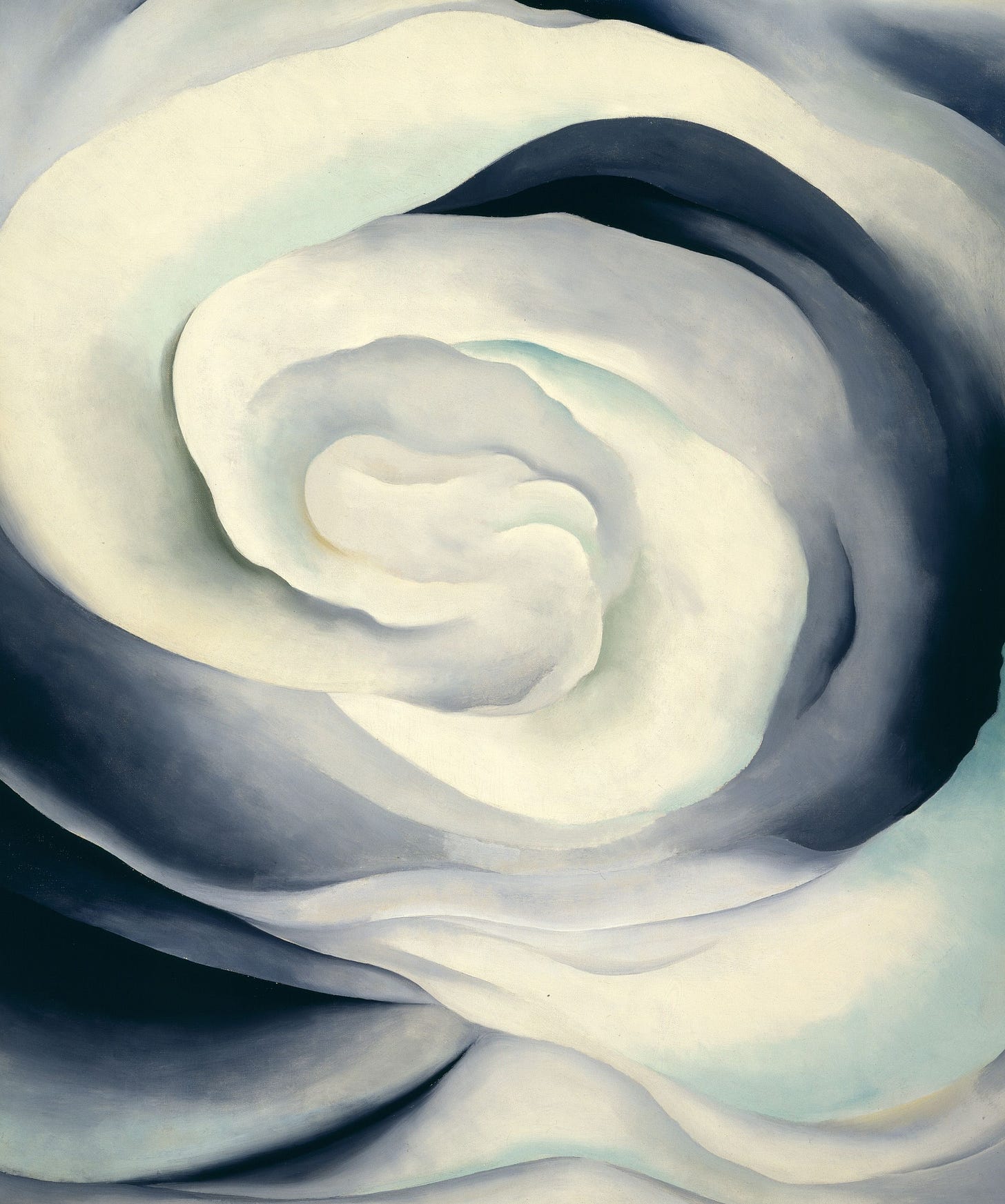 Georgia O'Keeffe Abstraction White Rose 1927 Oil on canvas 36 x 30 ...