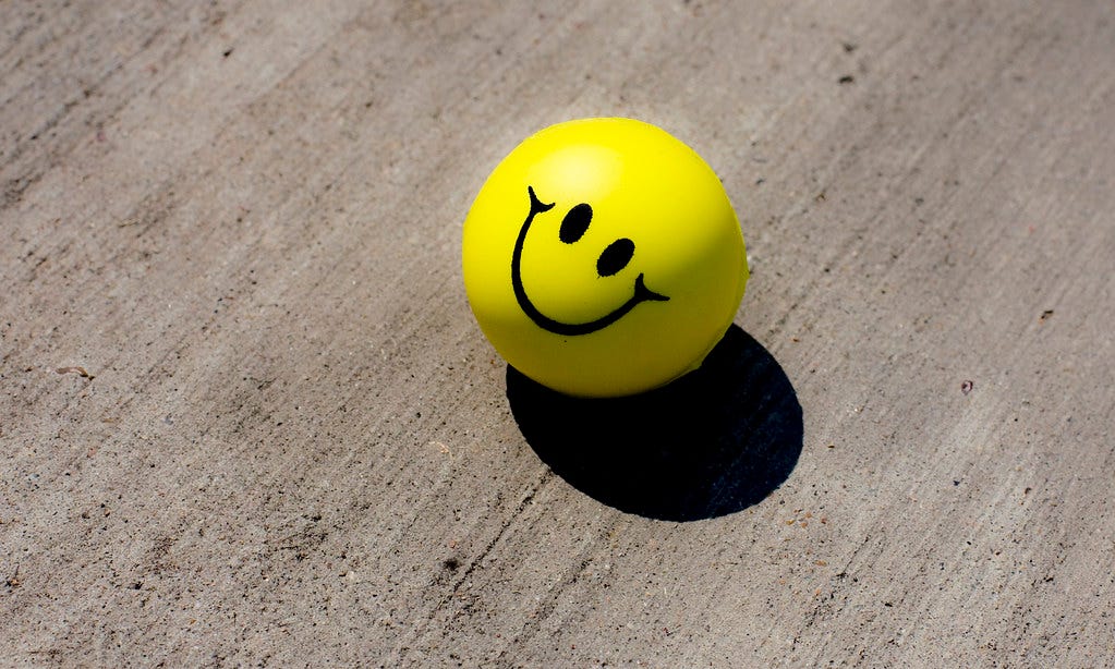 smiley face stress ball | J E Theriot | Flickr