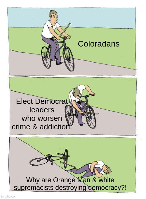 colorado crime is a self-inflicted wound from electing woke Democrats.
