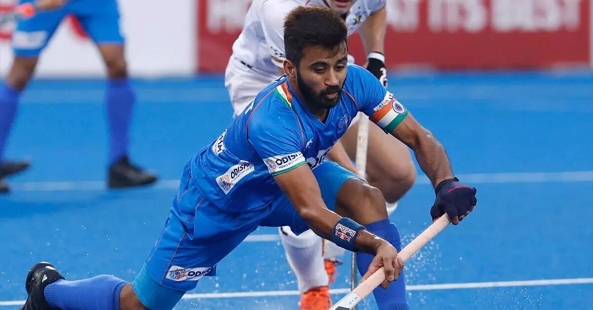 Indian hockey team captain Manpreet Singh (Source: Hockey India)