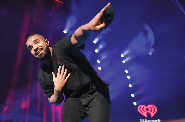 Drake perform iheartradio 2016 billboard 1548