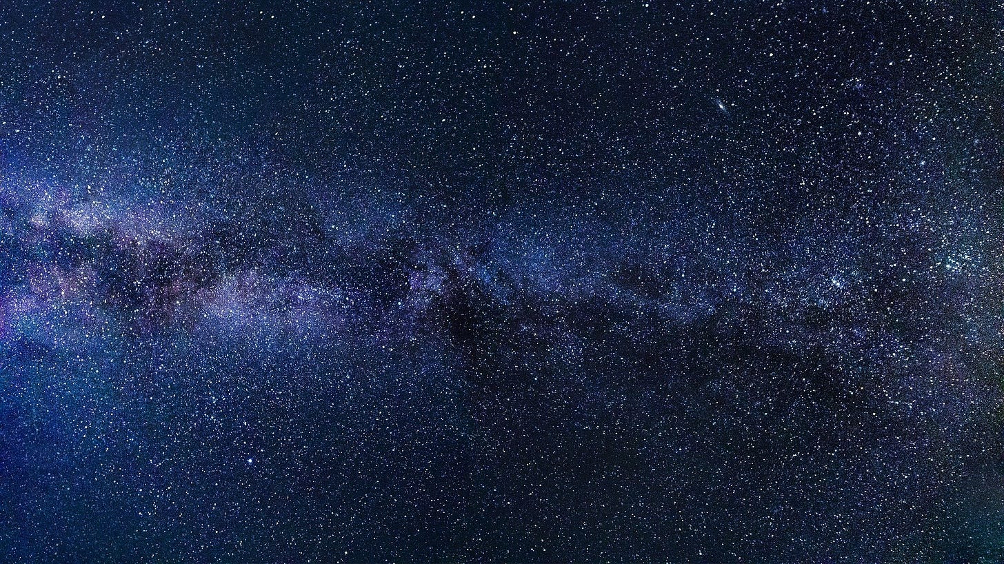 image of the night sky and the Milky Way