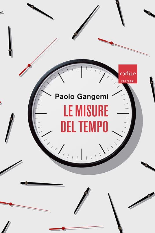 Le misure del tempo - Paolo Gangemi - copertina