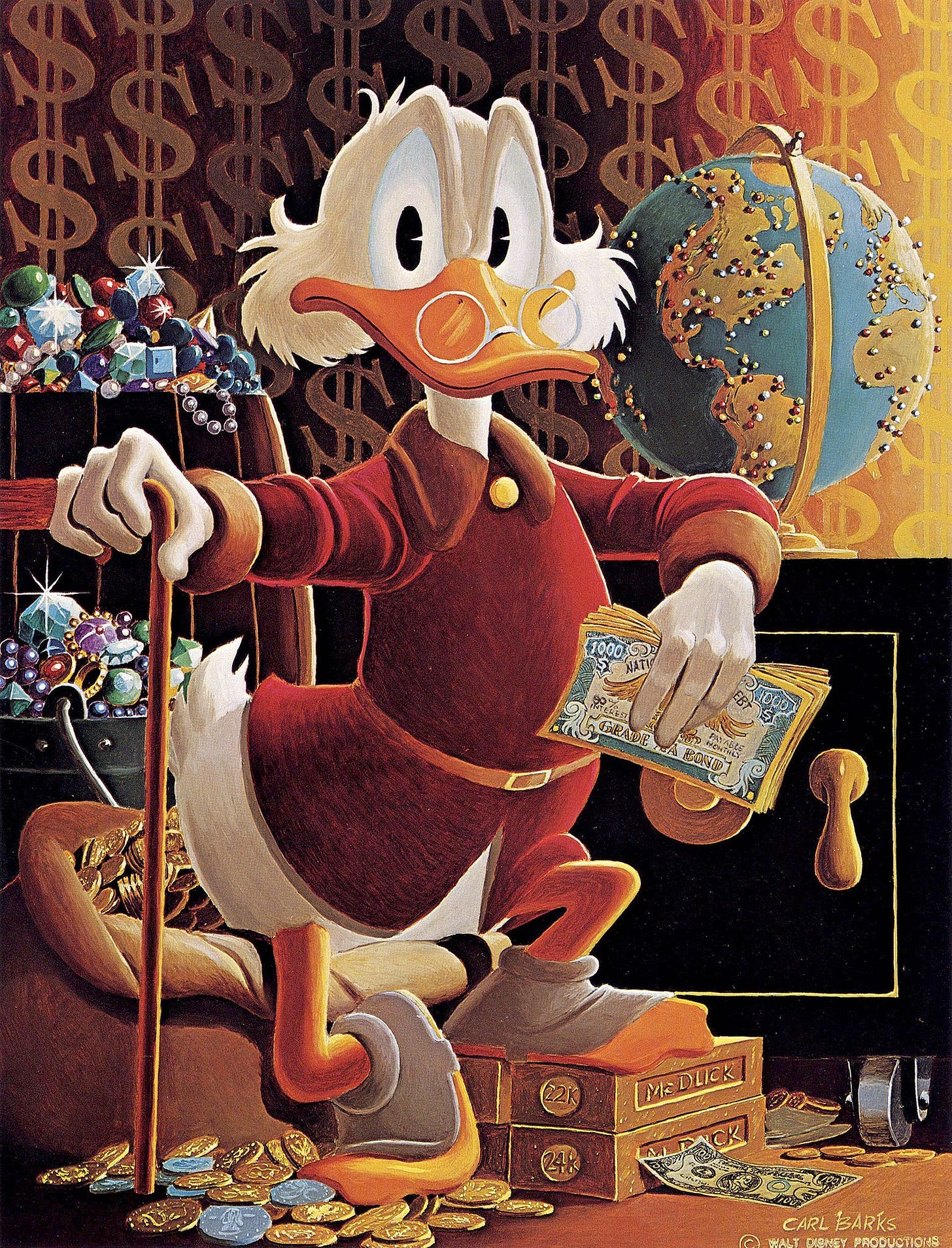 McDuck of Duckburg | Disney wallpaper, Scrooge mcduck, Disney art