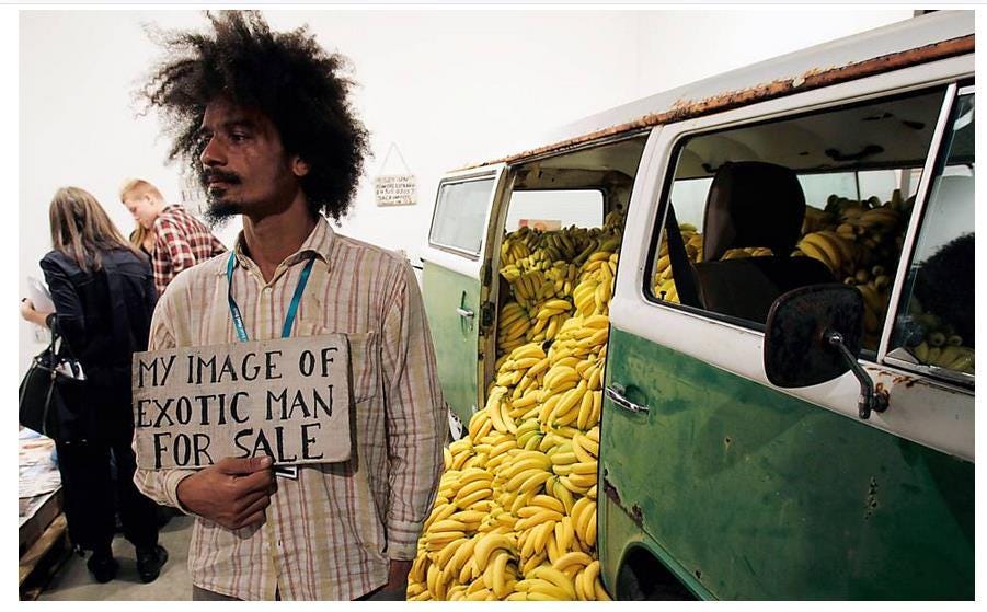 Figura 6: Mercado de bananas, mercado de arte (2012) Performer Paulo  Nazareth - Issuu