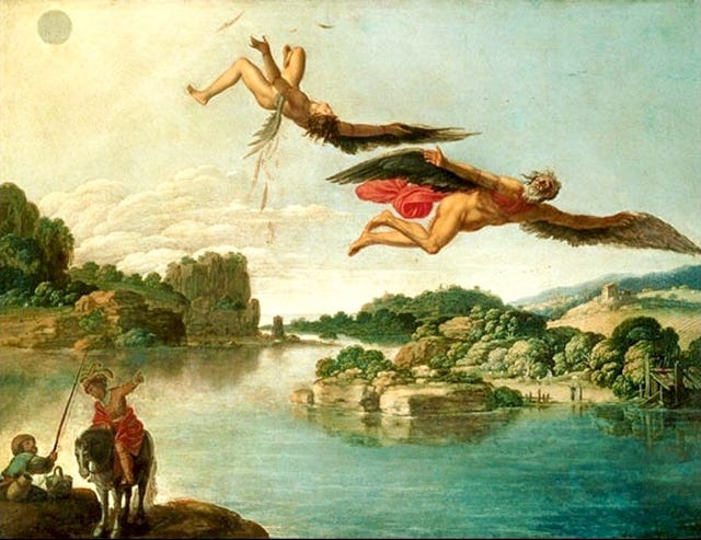 Listening to Carlo Saraceni's “The Fall of Icarus”. – SOUNDS LIKE NOISE