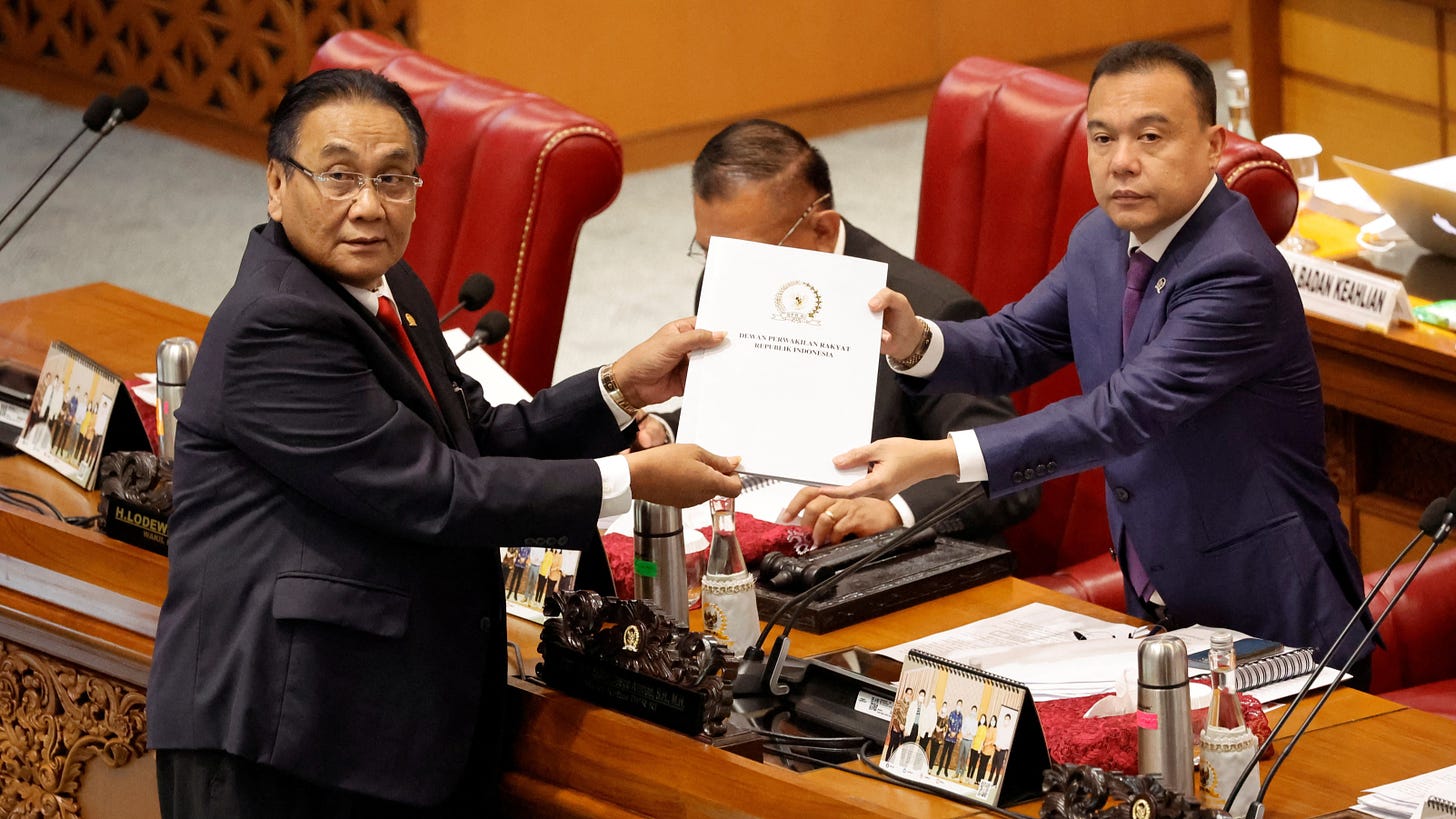 Indonesia parliament ratifies law banning extramarital sex - Nikkei Asia