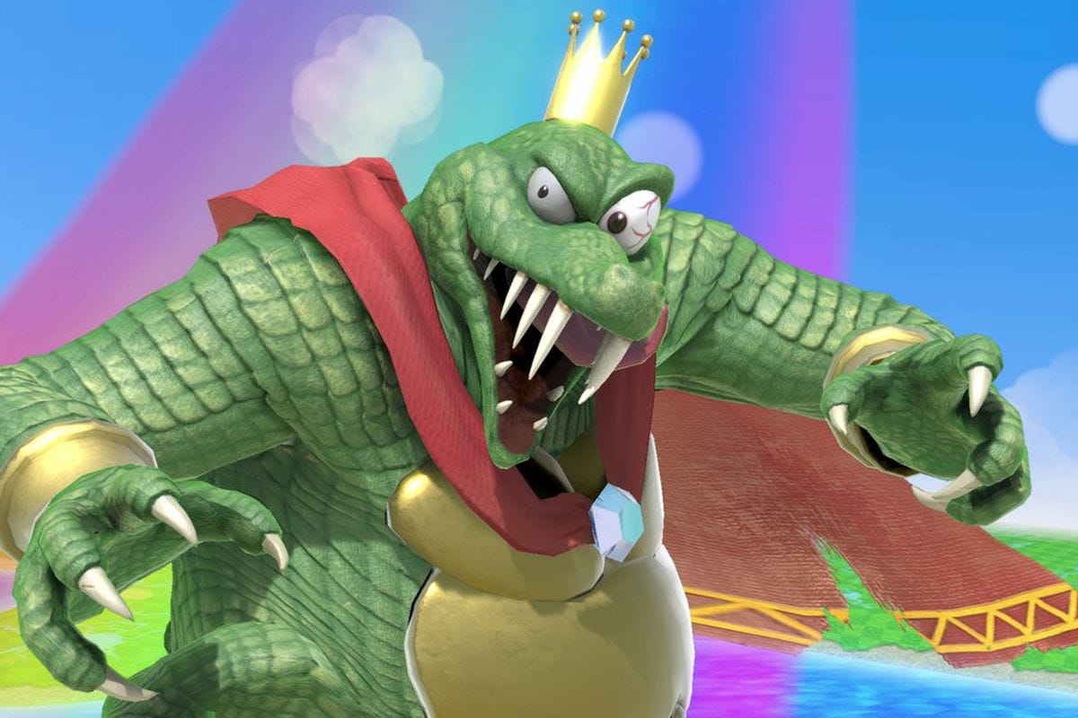 Super Smash Bros. Ultimate adds Donkey Kong villain King K. Rool - Polygon