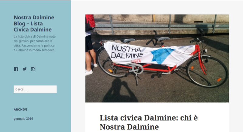Nostra Dalmine Blog - Lista civica Dalmine: chi è Nostra Dalmine