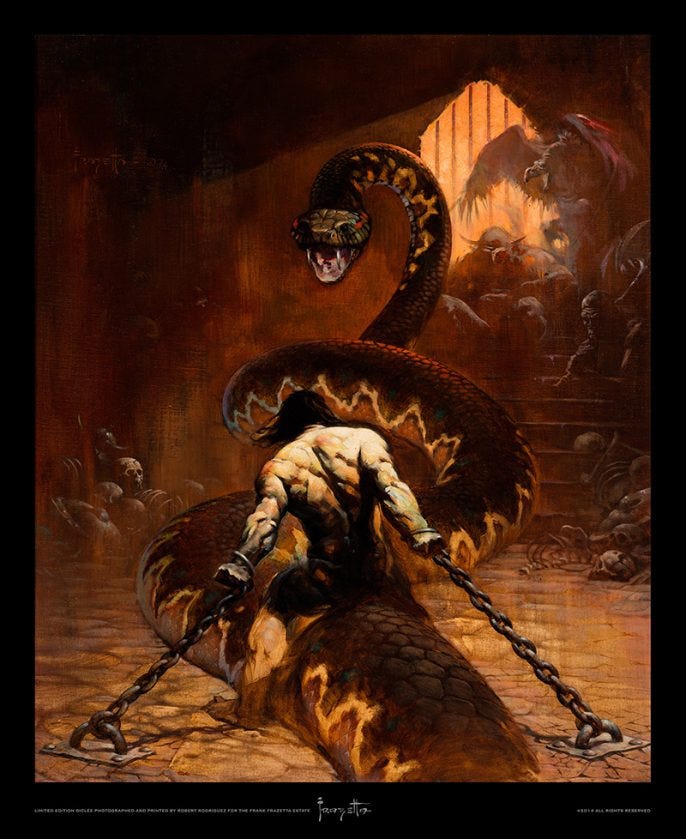 Geek-Art || Art by Frank Frazetta