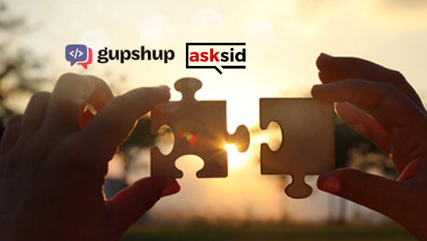 Gupshup Acquires AskSid, the Leading Conversational AI Platform