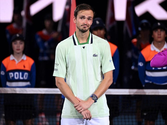 Daniil Medvedev Jokes Wife Broke TV Watching Australian Open Final