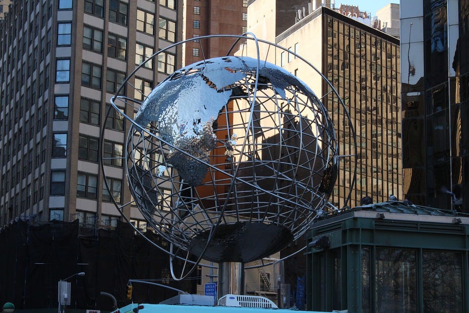 New York, Warner, Cnn, Globe, Earth, World, Blue Globe