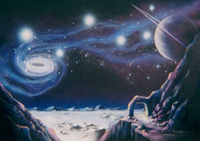 70s Sci-Fi Art — Saturn's Gate - Wanda Riske