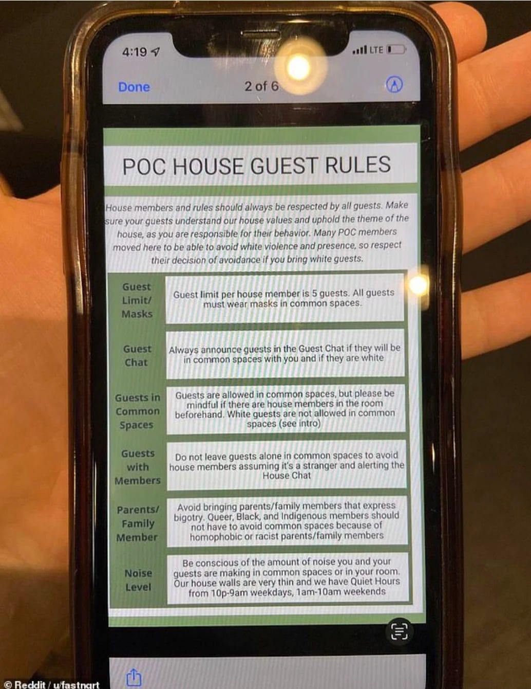 POC House Guest Rules UC Berkeley