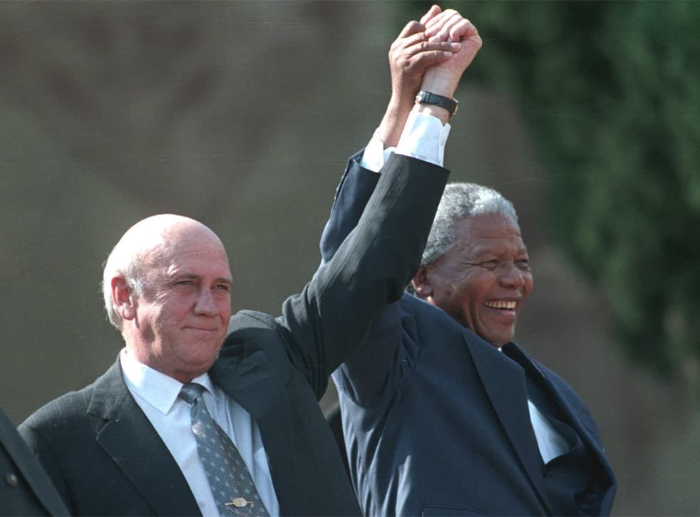 Outrage at De Klerk&#39;s defiance on apartheid | The Independent | The  Independent