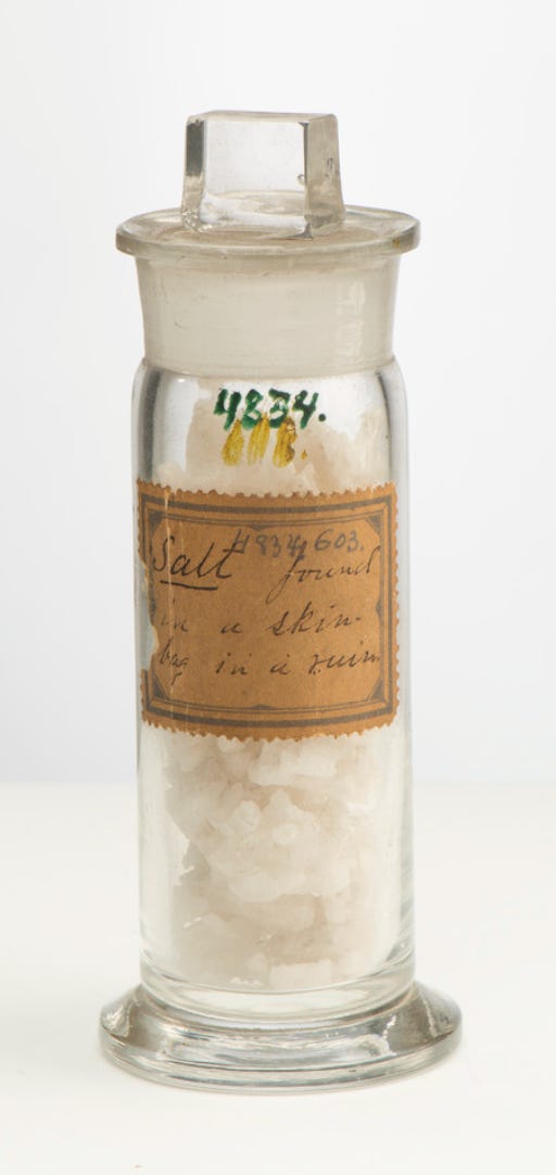 Old fashioned image of a salt shaker