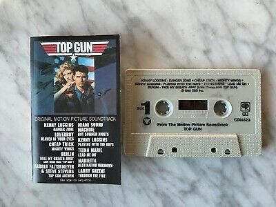 Top Gun Soundtrack From The Motion Picture CASSETTE Tape 1986 Columbia  RARE! OOP 74644032345 | eBay