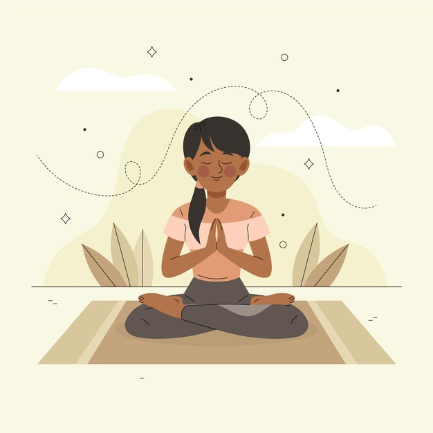 Free Vector | Meditation illustrated